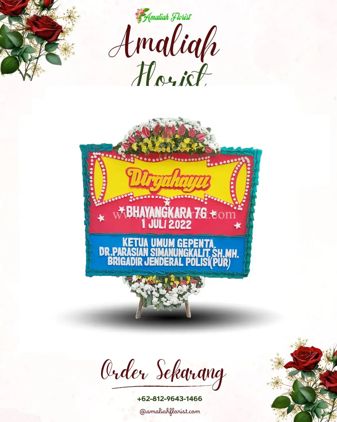 Papan Bunga HUT Ulang Tahun Kadilajo